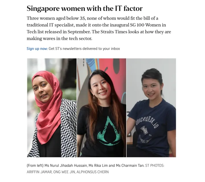 SG Women with IT Factor