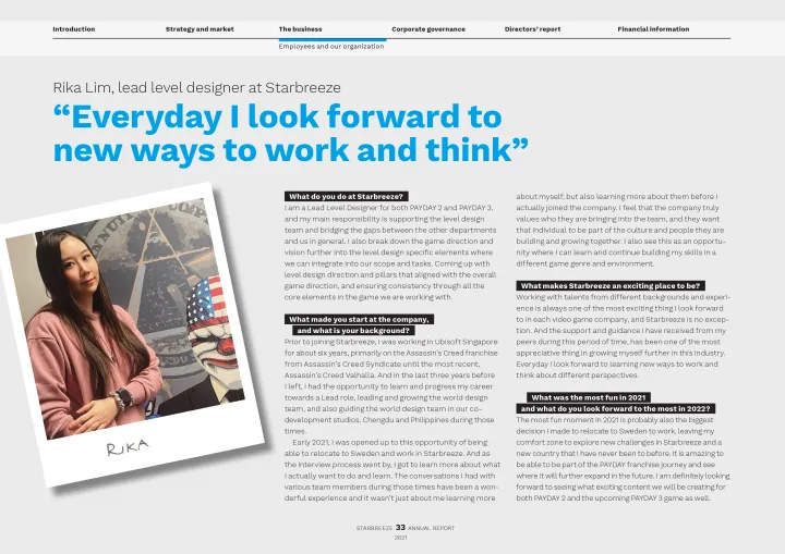 Employees Highlight