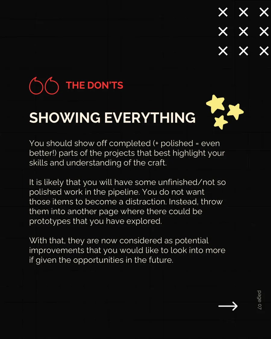 Level Design Portfolio: Do's and Don'ts — page 7 of 11