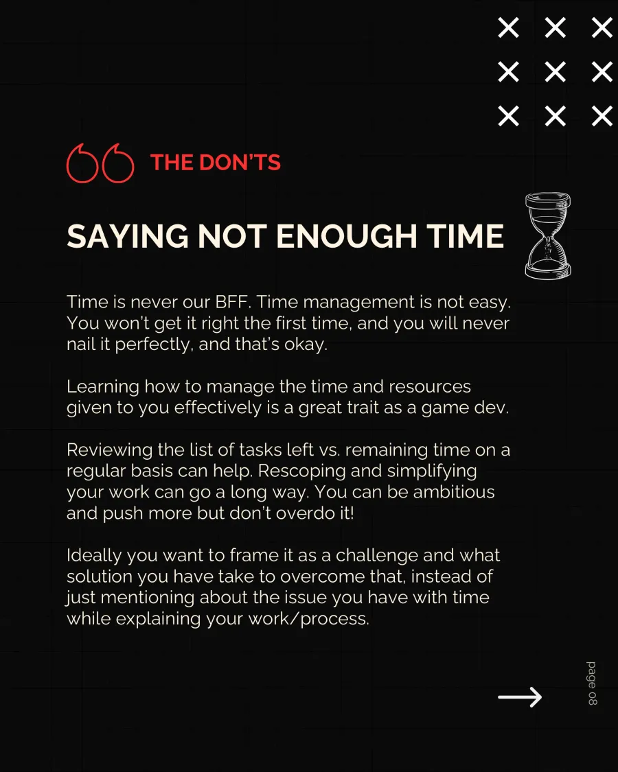 Level Design Portfolio: Do's and Don'ts — page 8 of 11