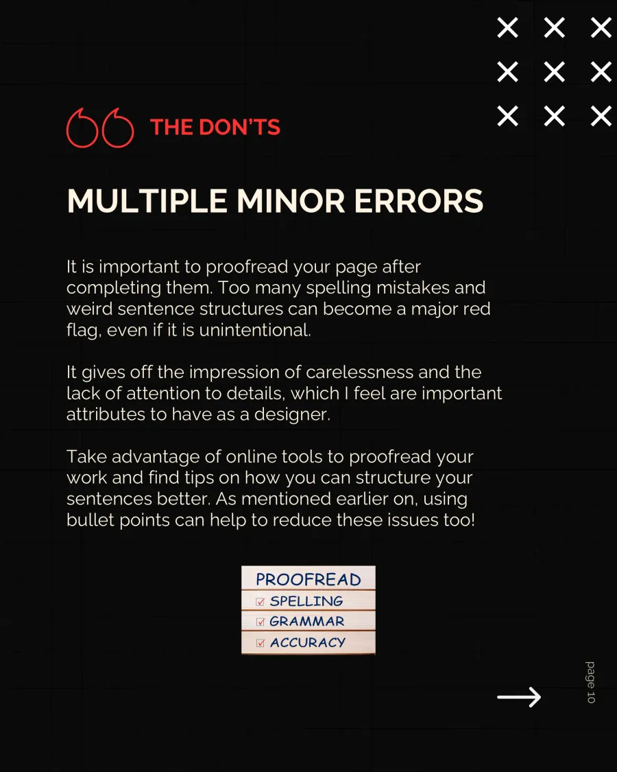 Level Design Portfolio: Do's and Don'ts — page 10 of 11