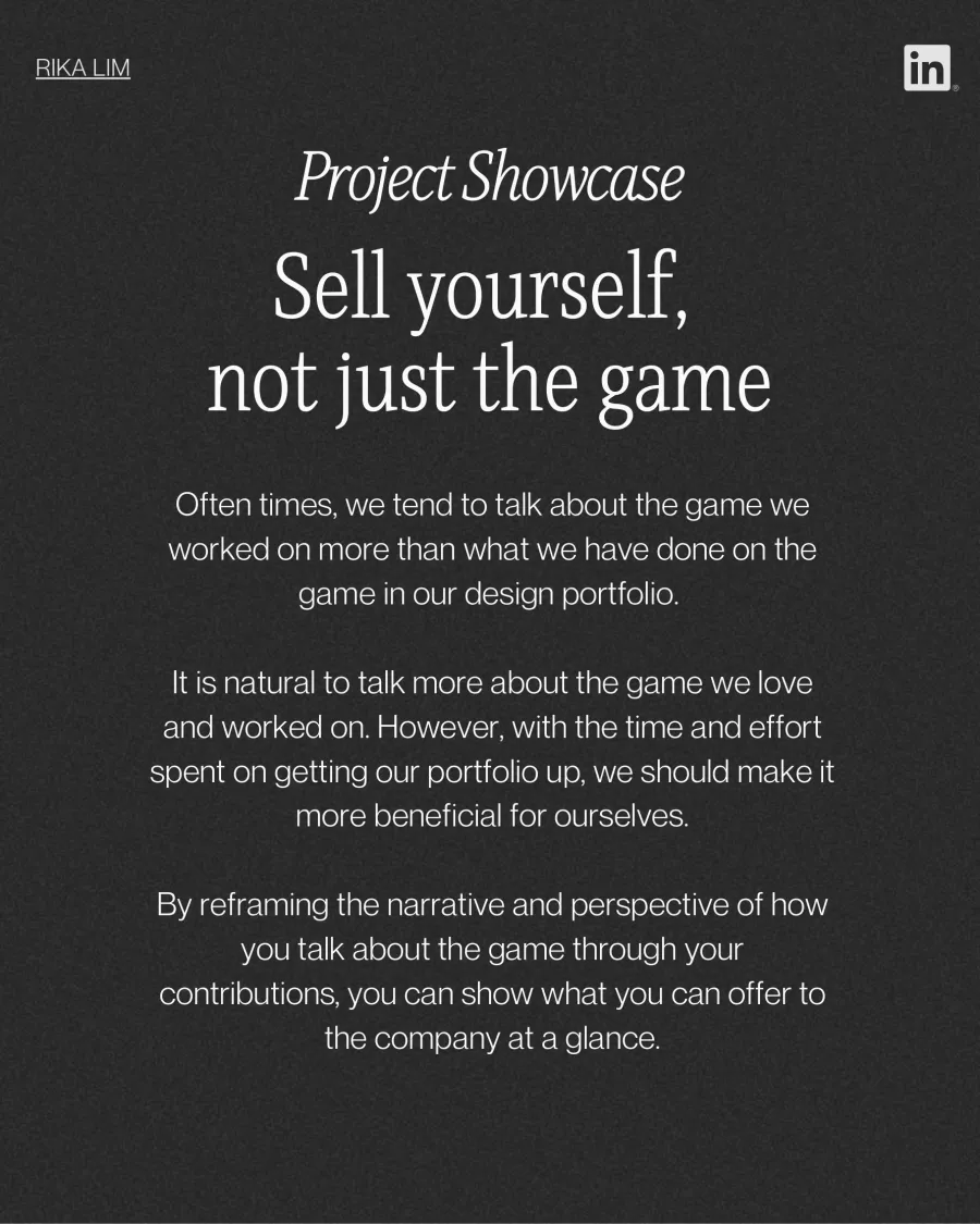 Level Design Portfolio: General Tips — page 2 of 7