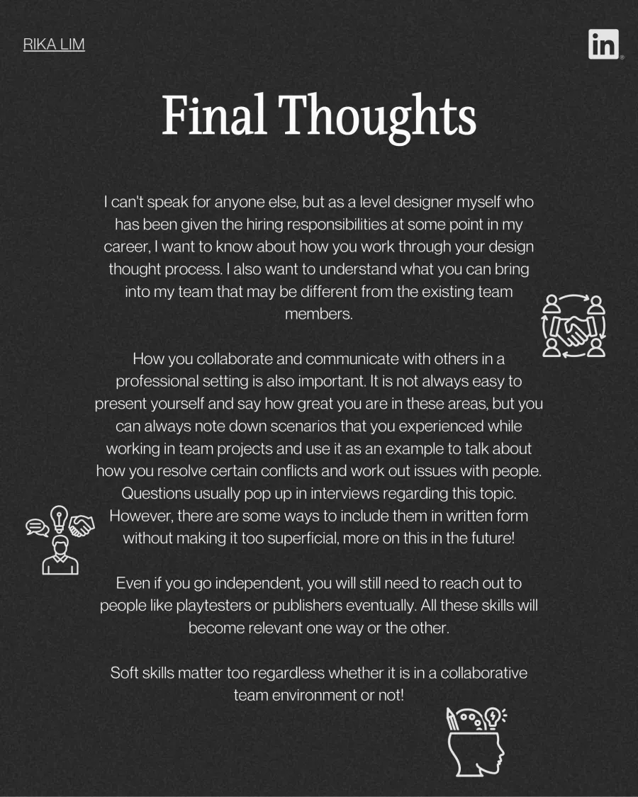 Level Design Portfolio: General Tips — page 6 of 7
